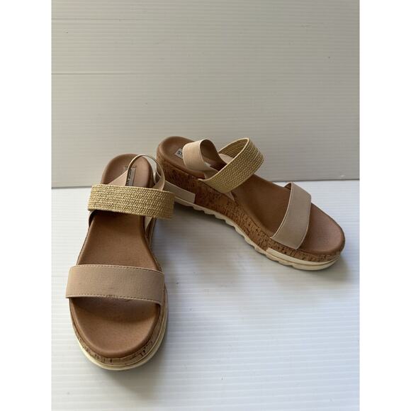 Steve Madden Women's Kabel Wedge Sandals, Size 9.5M - Picture 1 of 8